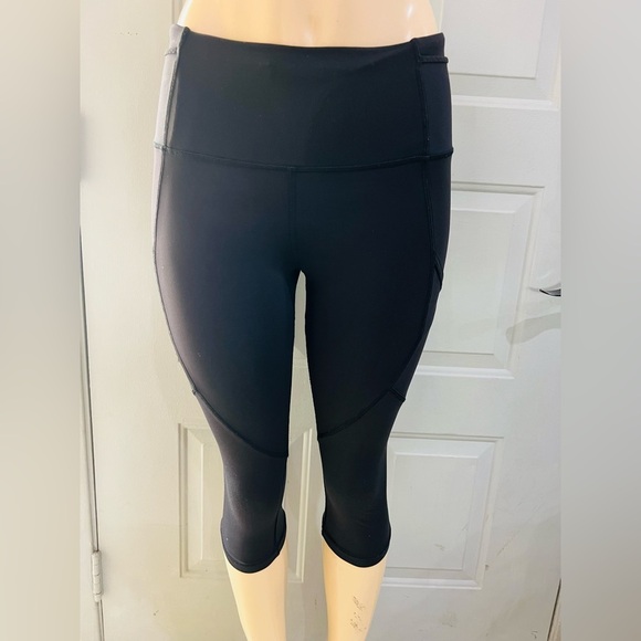 Lululemon Outrun Ruched Mesh Pocket Luxtreme Cropped leggings size 6 - Picture 3 of 17